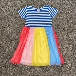 Hanna Andersson Rainbow Tulle Dress